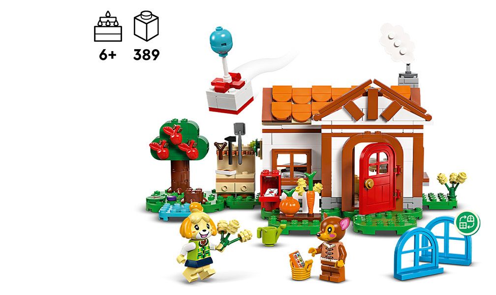 77049 Конструктор LEGO Animal Crossing Візит у гості до Isabelle