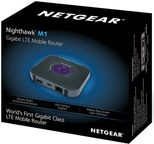 Маршрутизатор NETGEAR MR1100 AC1000, 4G LTE, 1xGE LAN, 1xUSB-C, 1xUSB 2.0, 2xTS