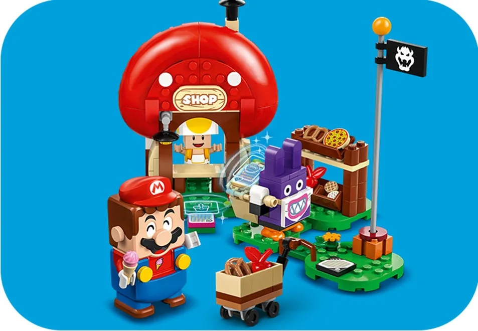 Конструктор LEGO Super Mario Nabbit у магазині Toad. Додатковий набір 71429