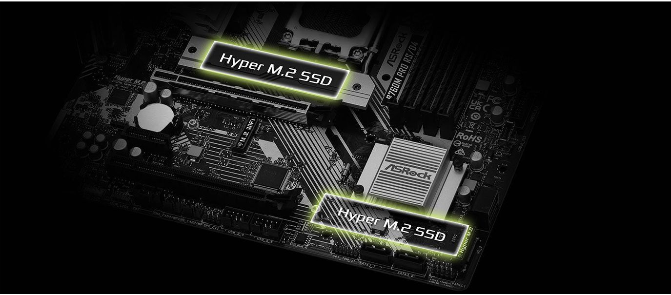 Материнська плата ASRock B760M PRO RS/D4 (B760M_PRO_RS/D4)