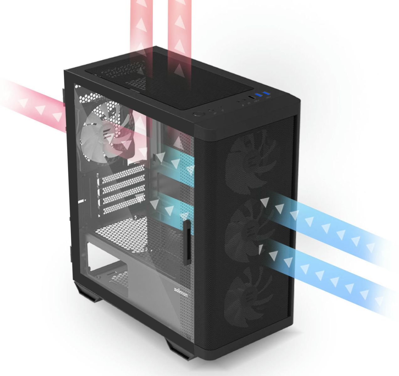 Корпус Zalman M4 без БЖ