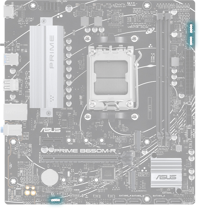 Материнська плата ASUS PRIME B650M-R (90MB1H30-M0EAY0)