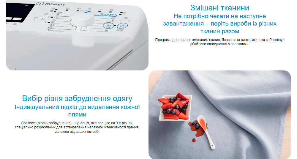 Пральна машина Indesit BTWE71253PEU