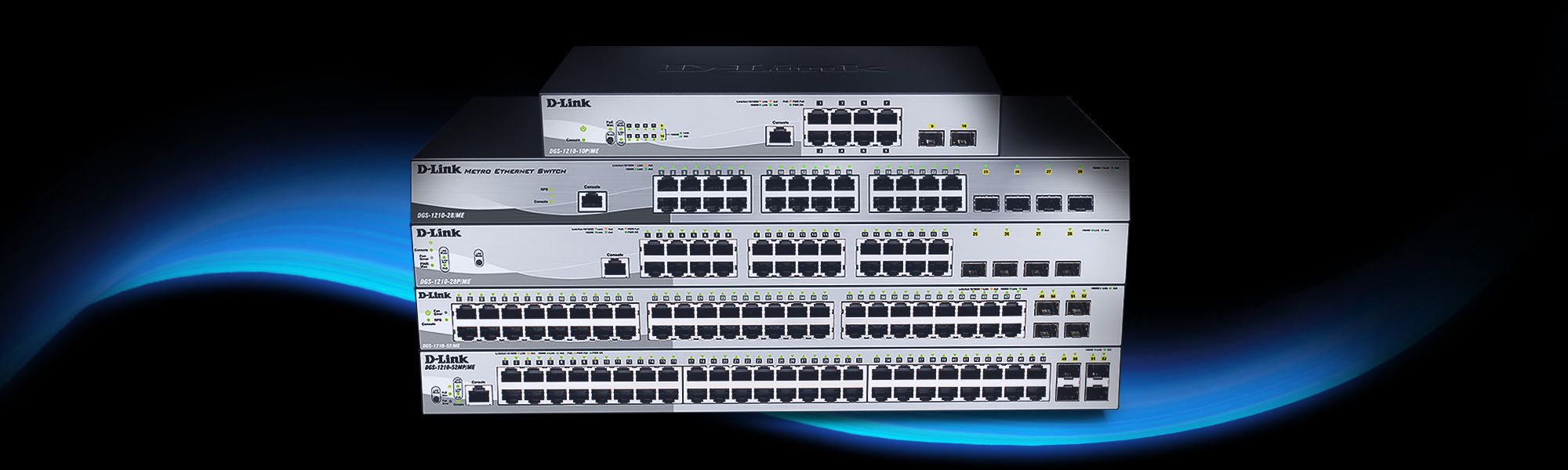 Комутатор D-Link DGS-1210-52/ME 48port 1GE, 4xSFP/1GE, WebSmart, Metro (DGS-1210-52/ME)