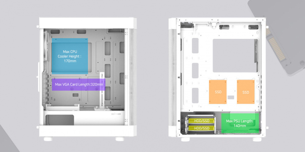 Корпус Zalman I4 (I4WHITE)