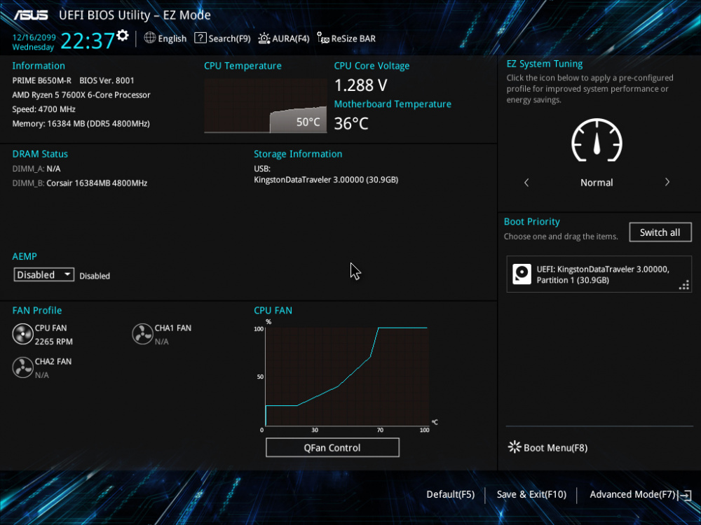 Материнська плата ASUS PRIME B650M-R (90MB1H30-M0EAY0)