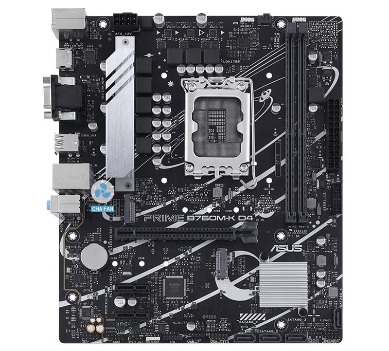 Материнська плата ASUS PRIME B760M-K D4 s1700 (90MB1DS0-M1EAY0)