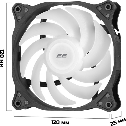 Корпусний вентилятор 2E GAMING OEM F120ARGB (2E-F120ARGB)