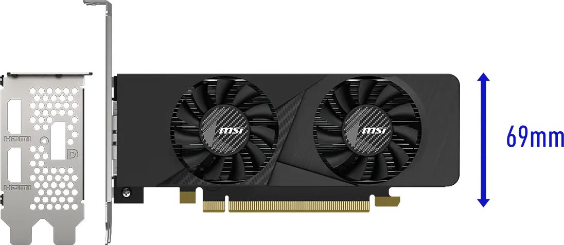 Відеокарта MSI GeForce RTX 3050 6GB GDDR6 LP OC