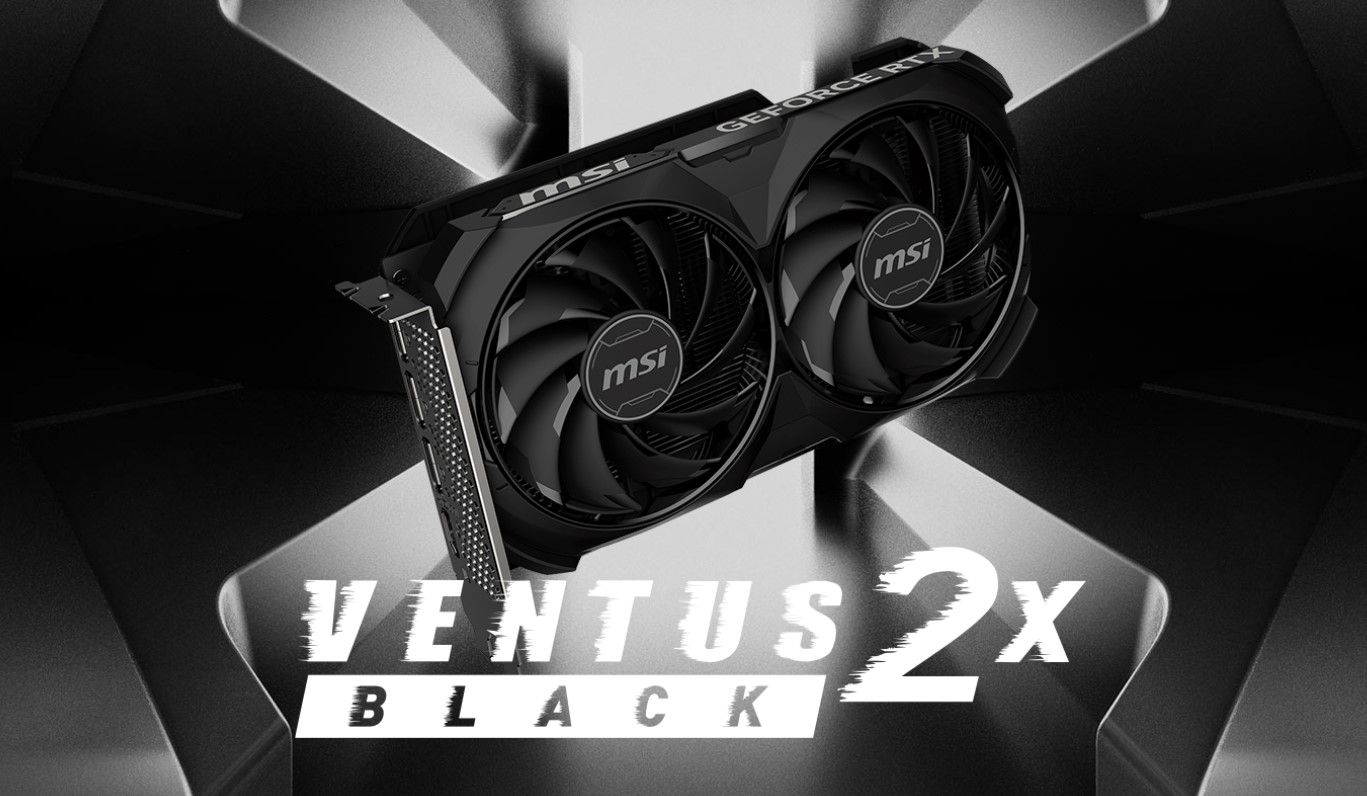 Відеокарта MSI GeForce RTX 4060 8GB GDDR6 VENTUS 2X BLACK OC