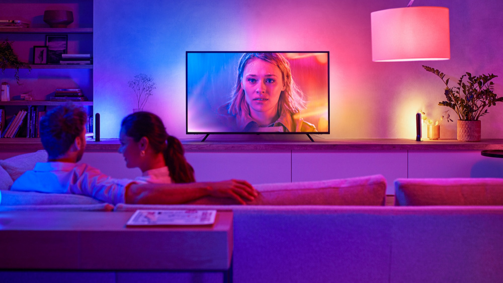 Панель освітлення розумна Philips Hue Play, RGB, ZigBee, димування (915005733901)