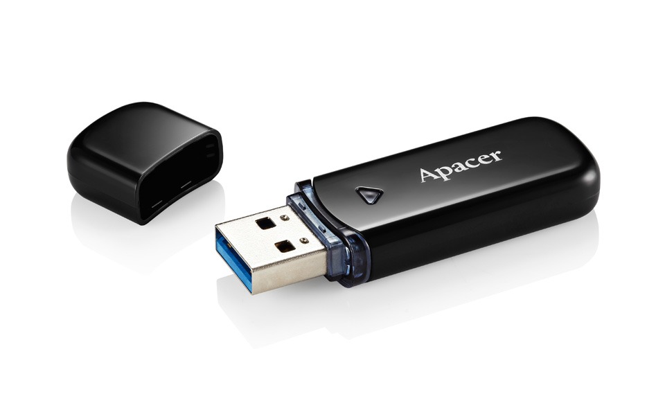 Накопитель USB 3.2 APACER AH355 128GB Black (AP128GAH355B-1)