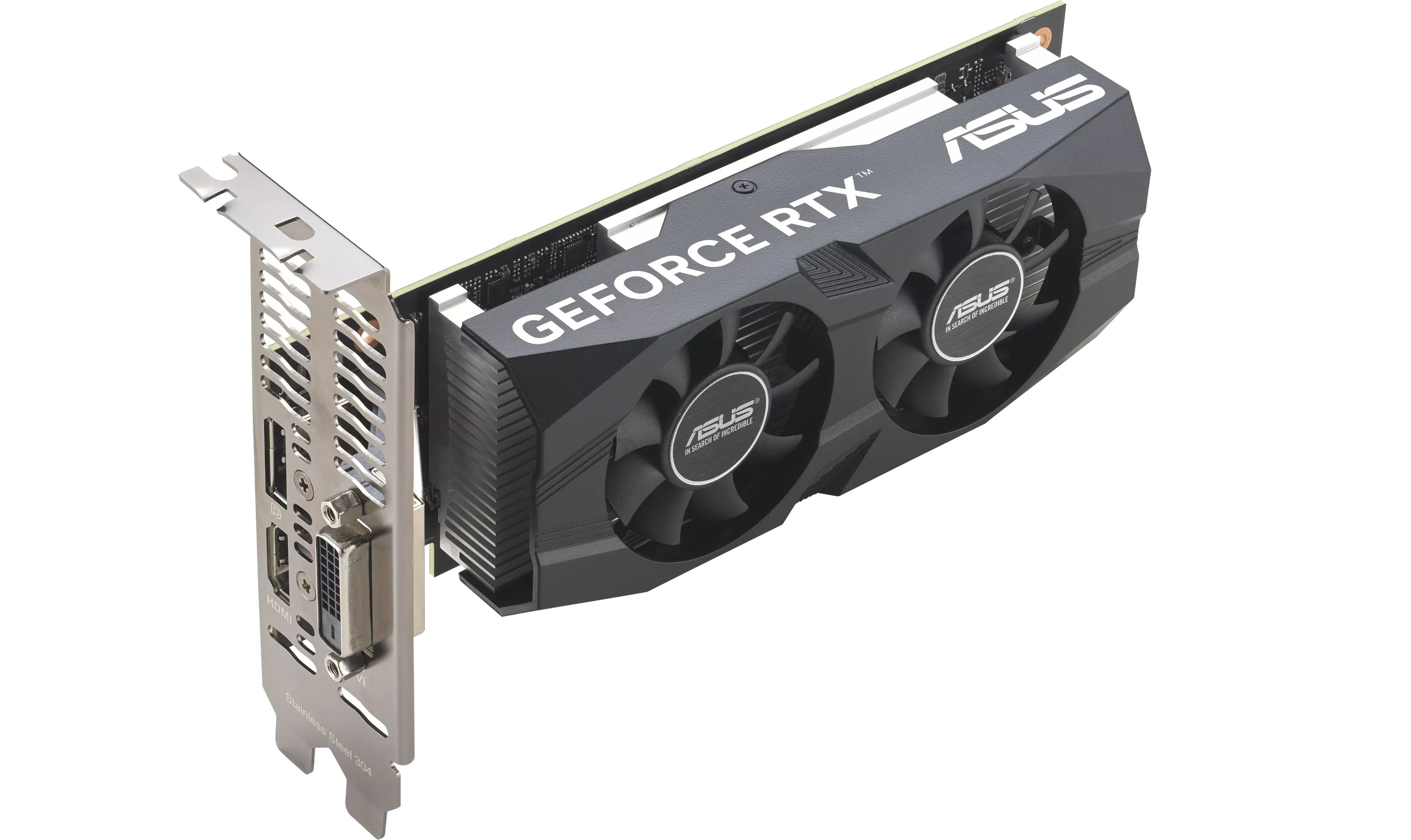 Відеокарта ASUS GeForce RTX 3050 6GB GDDR6 OC low profile (90YV0KQ0-M0NA00)