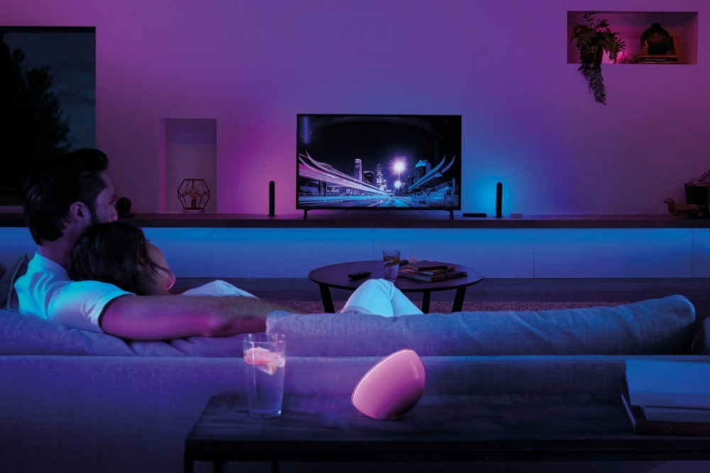 Панель освітлення розумна Philips Hue Play, RGB, ZigBee, димування (915005733901)