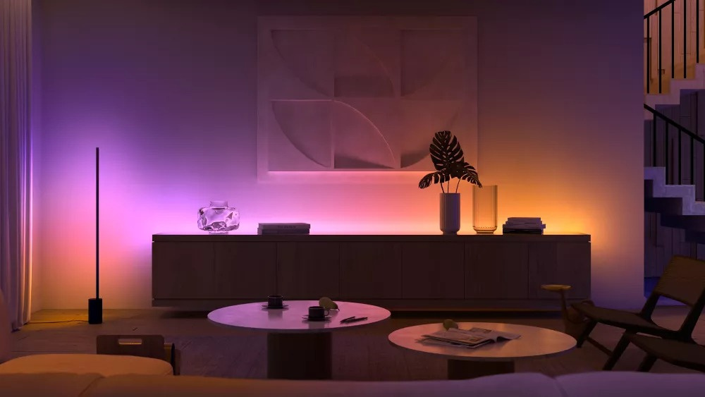 Стрічка світлодіодна розумна Philips Hue Gradient, 0.5W(20Вт), 2000K-6500K, RGB, базовий комплект (929002994901)