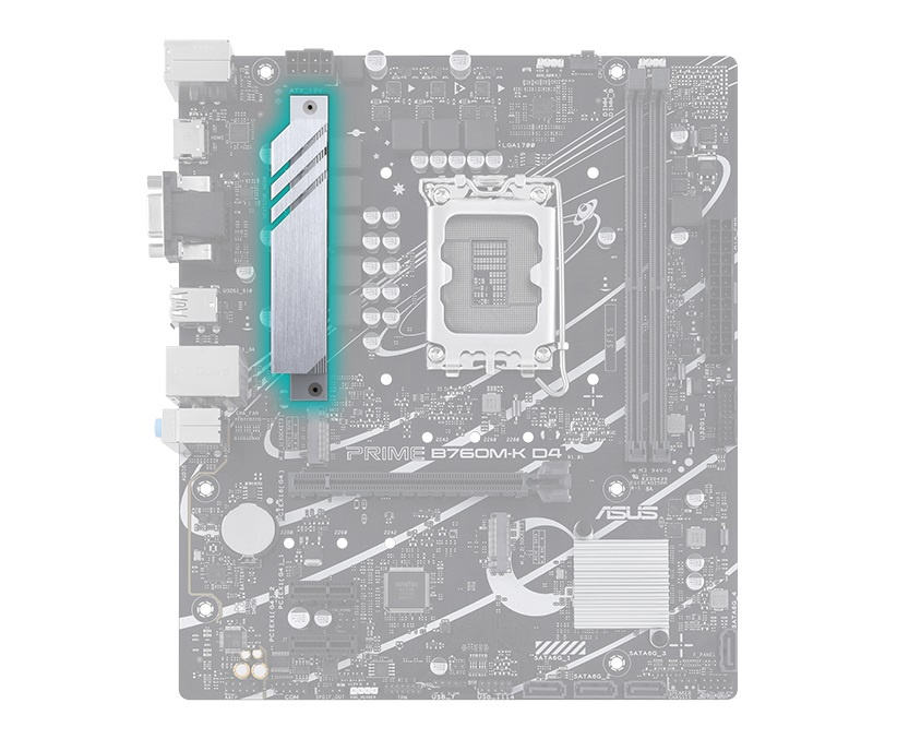 Материнська плата ASUS PRIME B760M-K D4 s1700 (90MB1DS0-M1EAY0)