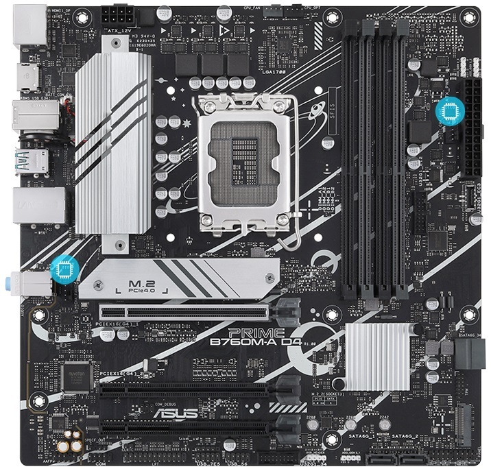 Материнська плата ASUS PRIME B760M-A D4-CSM s1700