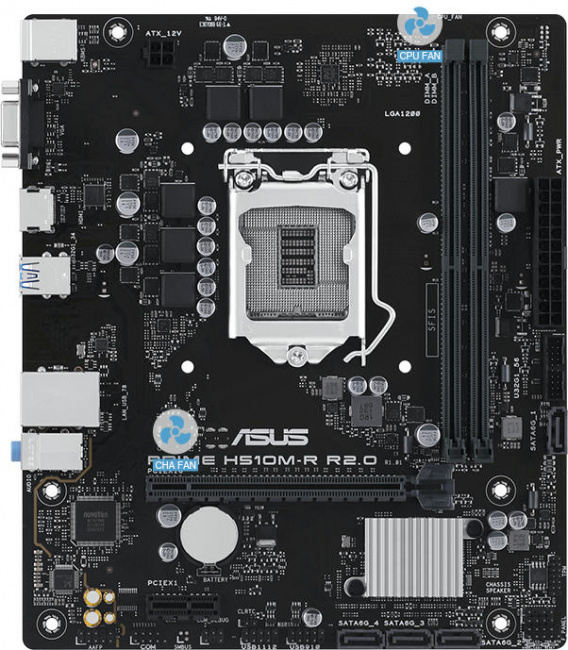 Материнська плата ASUS PRIME H510M-R R2.0-SI (90MB1EX0-M0ECY0)