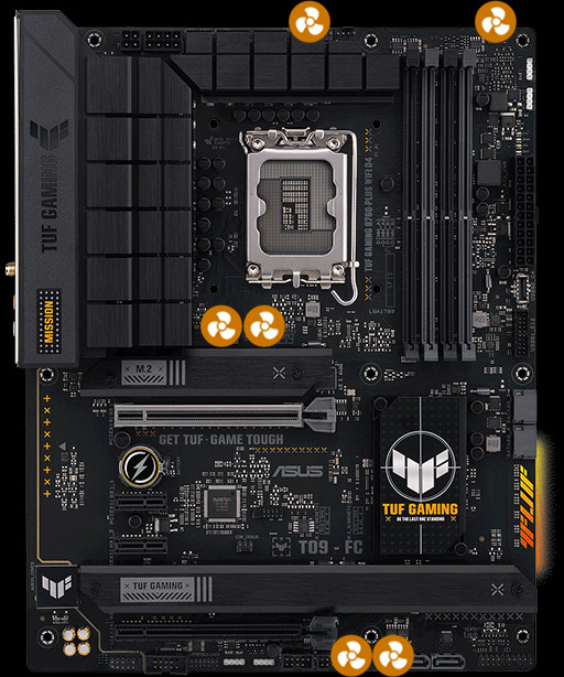 Материнська плата ASUS TUF GAMING B760-PLUS WIFI D4 (90MB1DF0-M1EAY0)