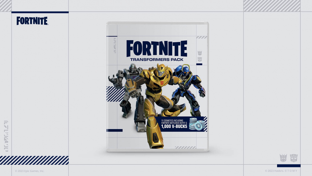 Fortnite — Transformers Pack (картка з кодом активації на дод. контент) (PS5)