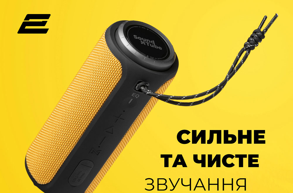 Портативна акустика 2E SoundXTube Black (2E-BSSXTWBK)