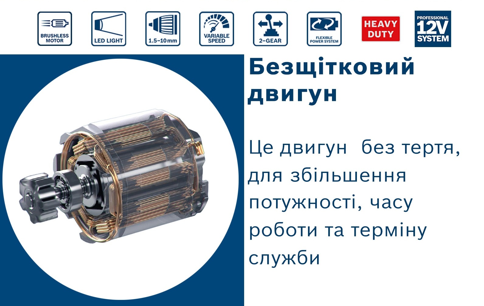 Шуруповерт-дриль Bosch Professional 12V-30 безщітковий (0.601.9G9.000)