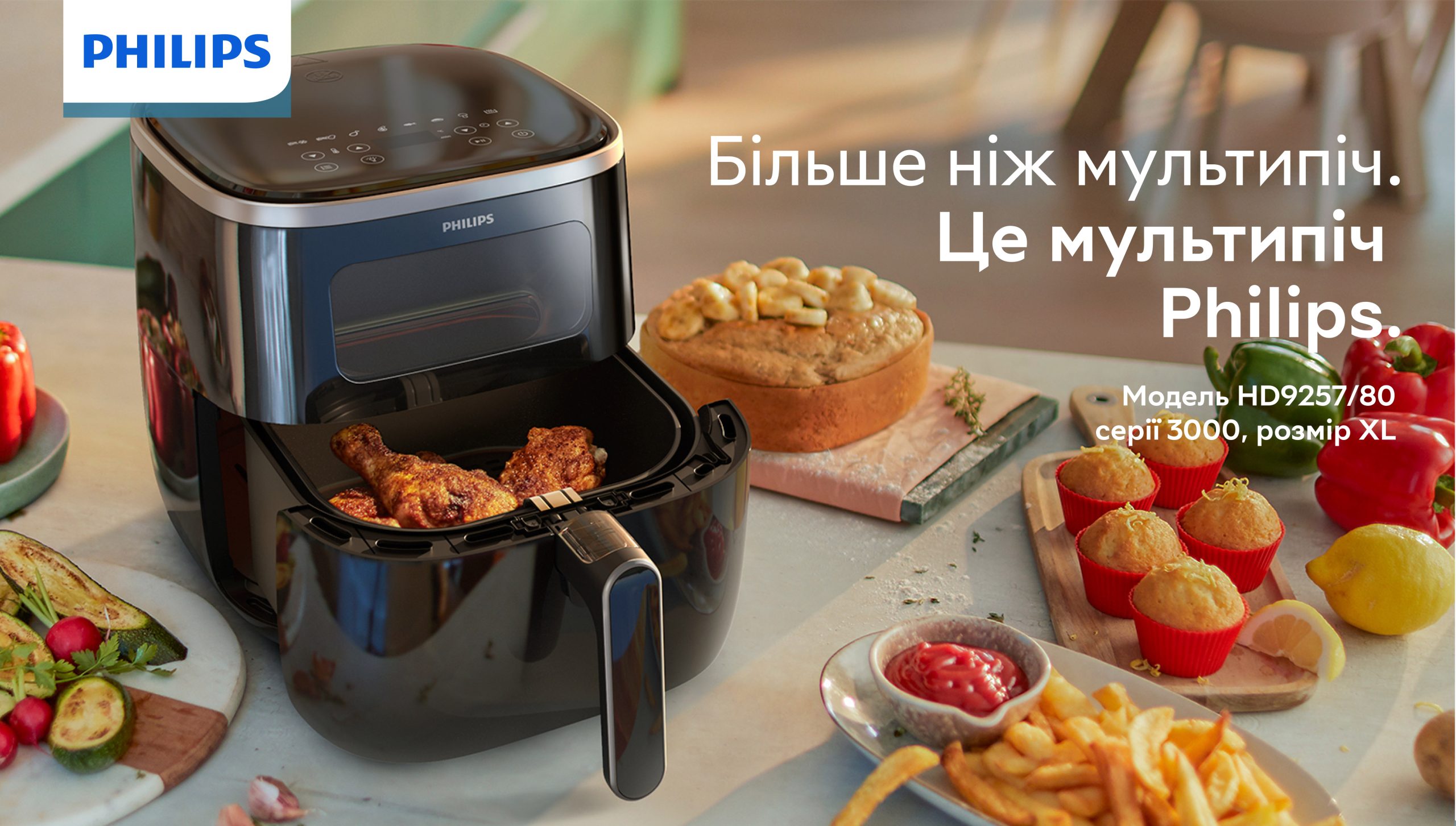 Мультипіч Philips Airfryer 3000 Series XL HD9257/80