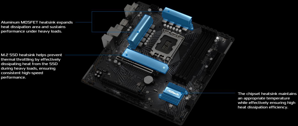 Материнська плата ASRock B760M PG LIGHTNING