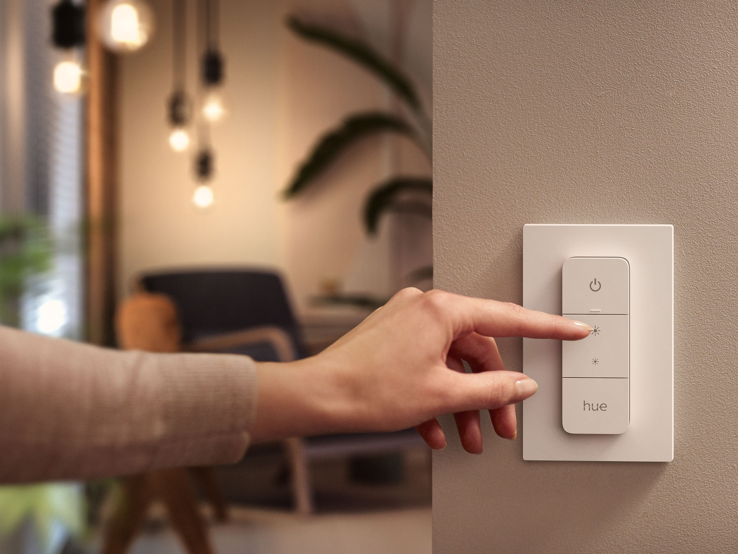 Пульт дистанційного керування Philips Hue Dimmer V2 настінний (929002398609)