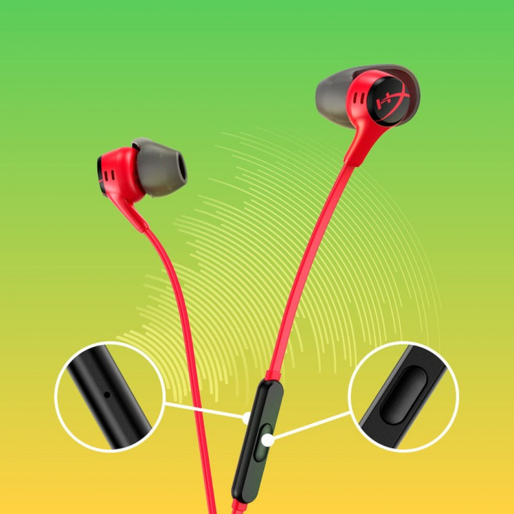 Ігрова гарнітура HyperX Cloud Earbuds II 3.5 мм Black (70N24AA)