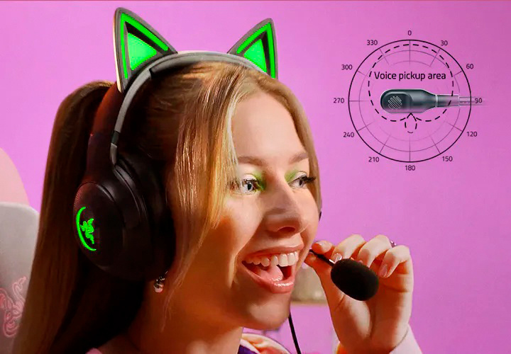 Ігрова гарнітура Razer Kraken Kitty V2 Black (RZ04-04730100-R3M1)