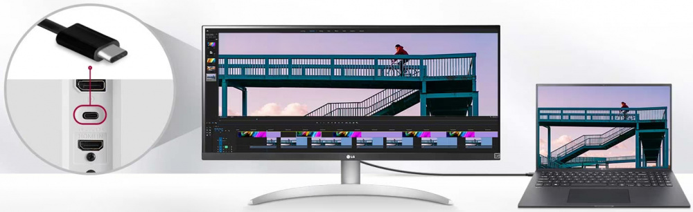 Монітор 29″ LG UltraWide 29WQ600-W