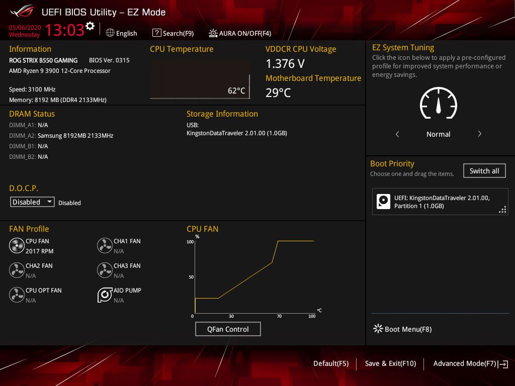 Материнська плата ASUS STRIX B550-A GAMING (90MB15J0-M0EAY0)