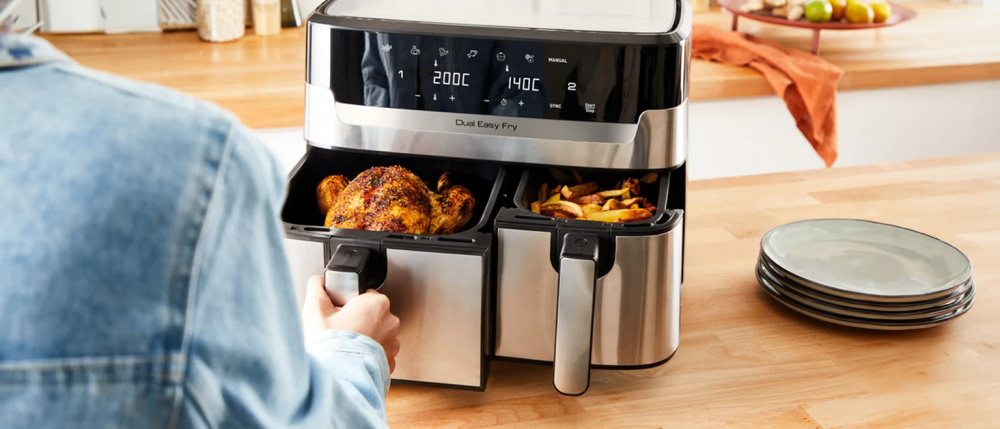 Мультипіч Tefal Dual Easy Fry & Grill Air Fryer EY905D10