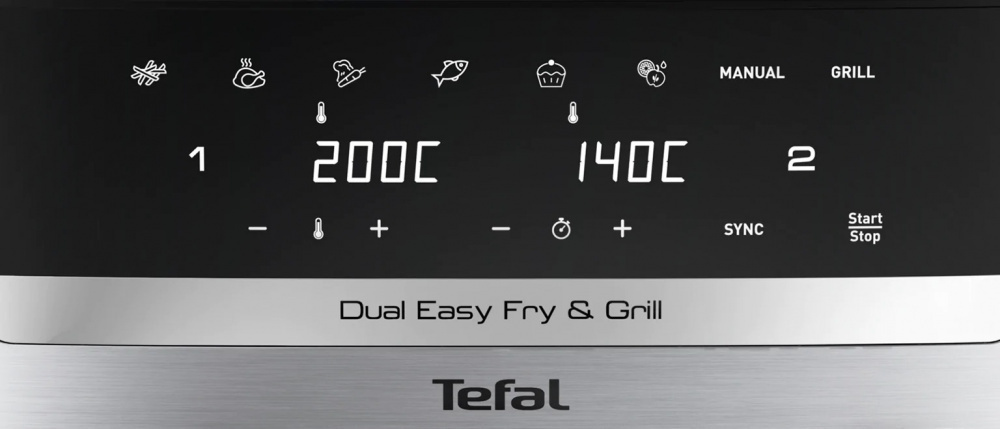 Мультипіч Tefal Dual Easy Fry & Grill Air Fryer EY905D10