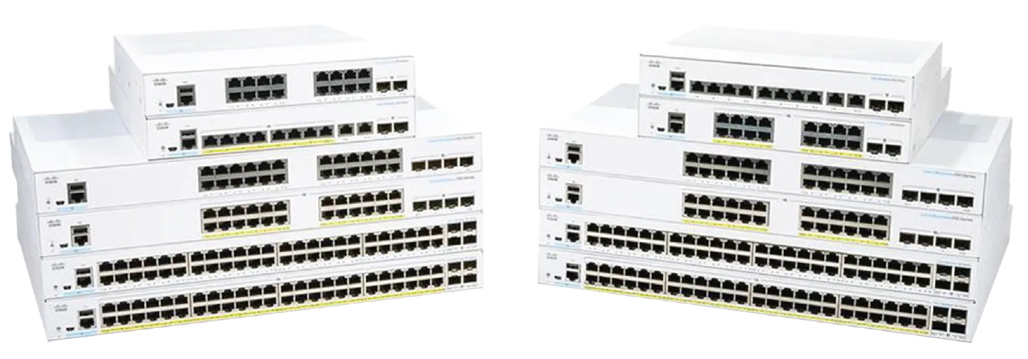 Комутатор Cisco CBS250 Smart 48-port GE, PoE, 4x10G SFP+ (CBS250-48P-4X-EU)