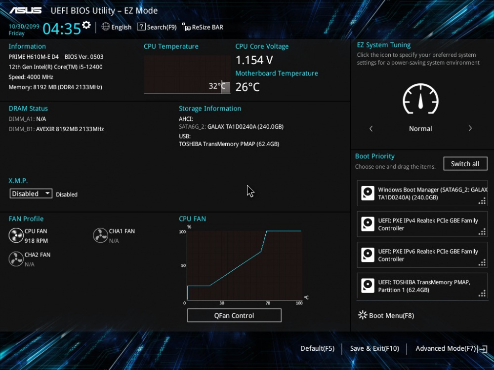 Материнська плата ASUS PRIME H610M-K D4 (90MB1A10-M0EAY0)