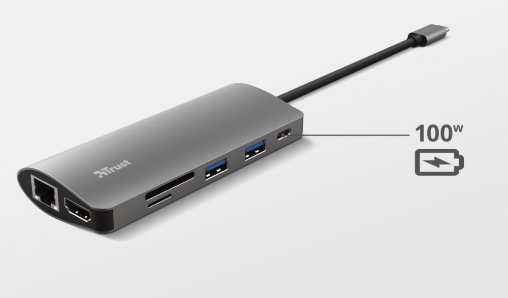 USB-хаб Trust Dalyx 7-IN-1 USB-C Aluminium (23775_TRUST)