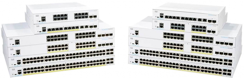 Комутатор Cisco CBS250 Smart 24-port GE, PoE, 4x10G SFP+