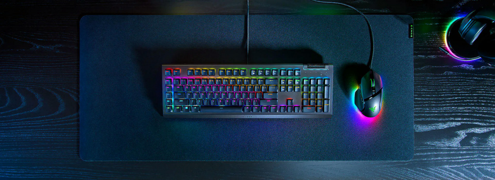 Ігрова клавіатура Razer BlackWidow V4 X, 110key, Yellow Switch, USB-A, EN/RU, RGB, Black (RZ03-04702500-R3R1)