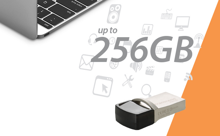 Накопичувач USB 3.1+Type-C Transcend 128GB 890 R90/W30MB/s (TS128GJF890S)