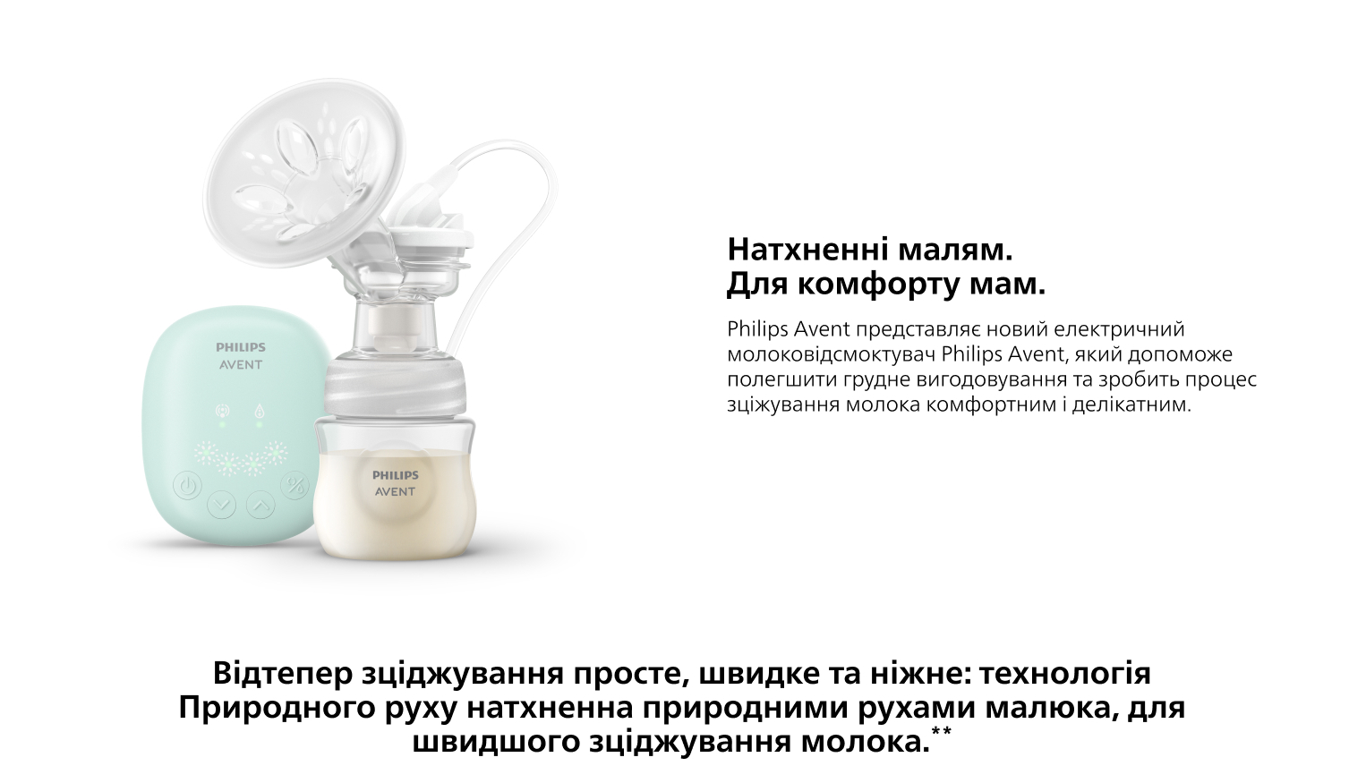 Молоковідсмоктувач Philips Avent одинарний електричний