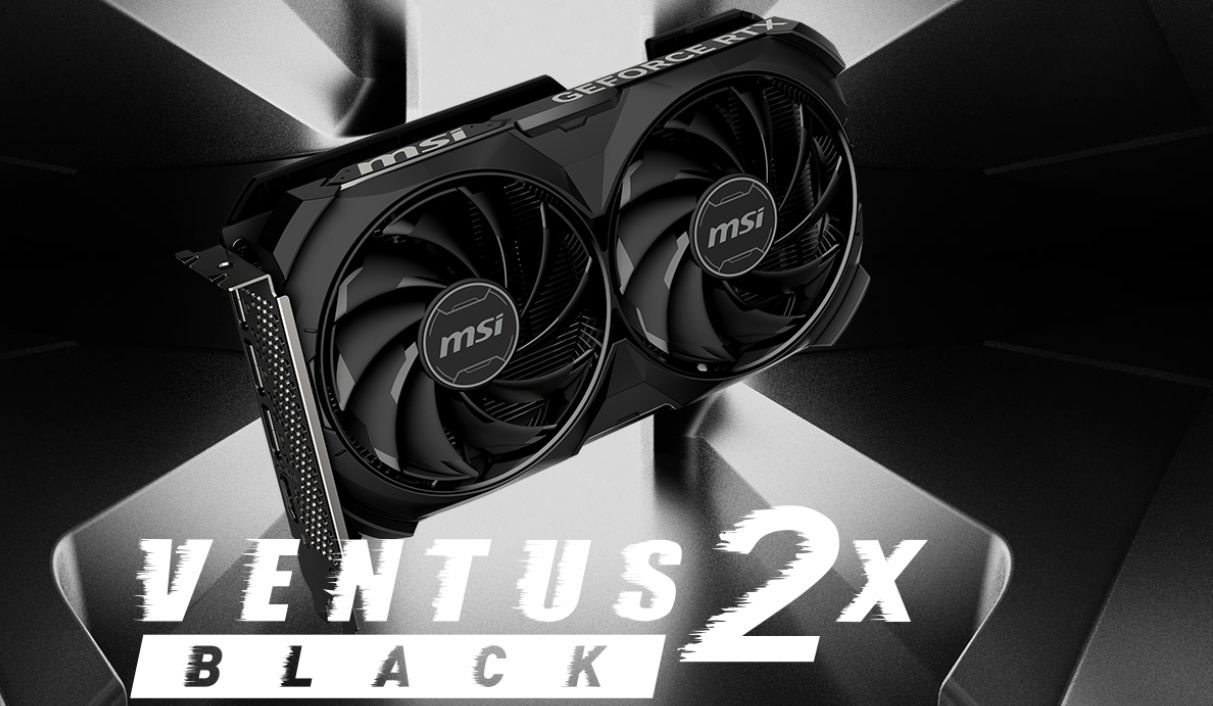 Відеокарта MSI GeForce RTX 4060 Ti 8GB GDDR6 VENTUS 2X BLACK OC (912-V515-017)