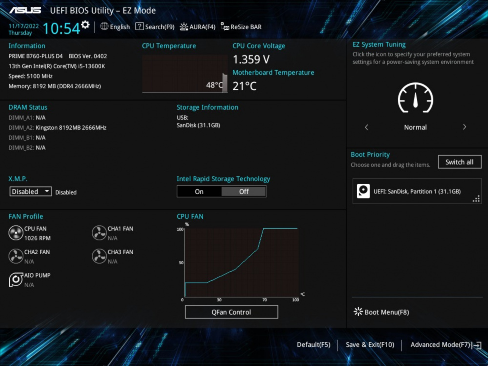 Материнська плата ASUS PRIME B760-PLUS D4 (90MB1CW0-M1EAY0)