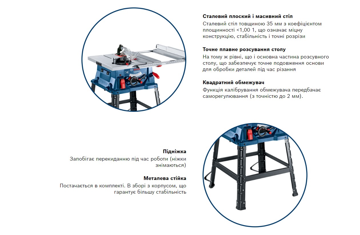 Розпилювальний стіл Bosch GTS 254 (0601B45000)