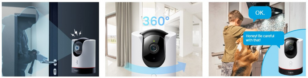 IP-камера TP-LINK Tapo C225 3MP N300 microSD motion detection 360° mic