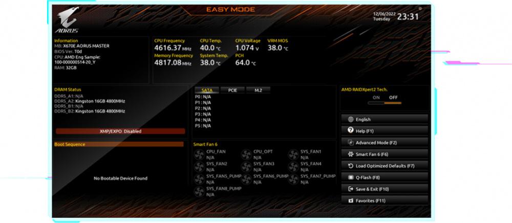 Материнська плата B650M AORUS ELITE AX sAM5