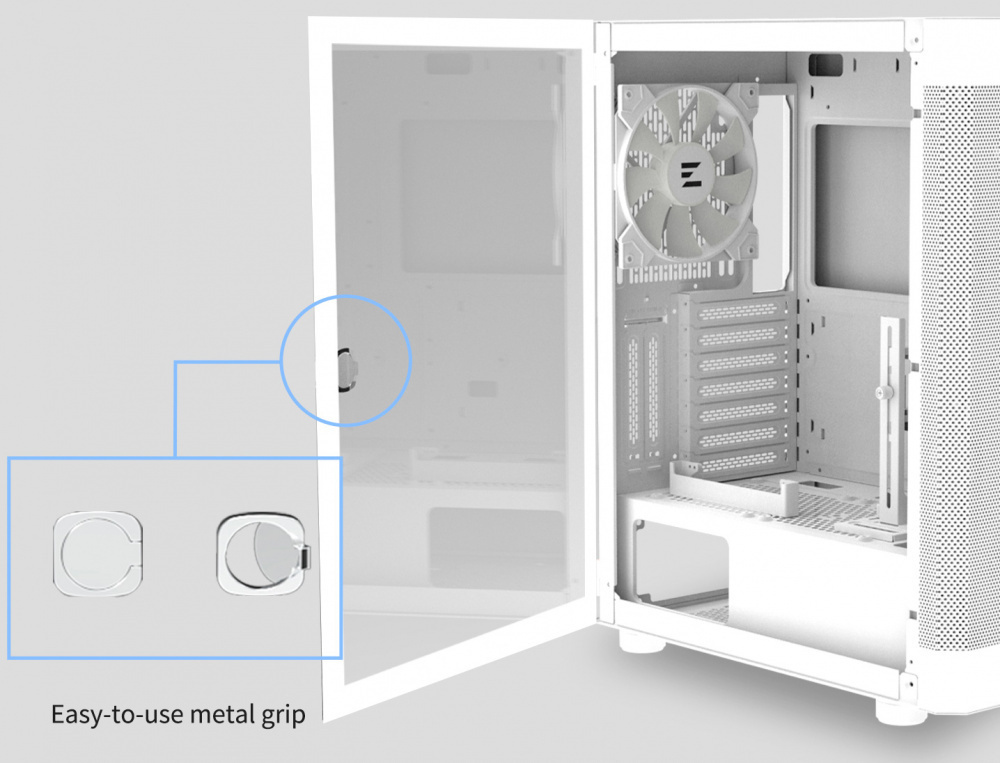 Корпус Zalman I4 TG (I4TGWHITE)