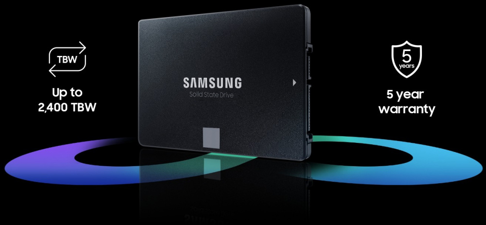 SSD накопичувач SAMSUNG 2TB SATA V-NAND 2.5″ 3bit MLC 870 EVO (MZ-77E2T0B/EU)