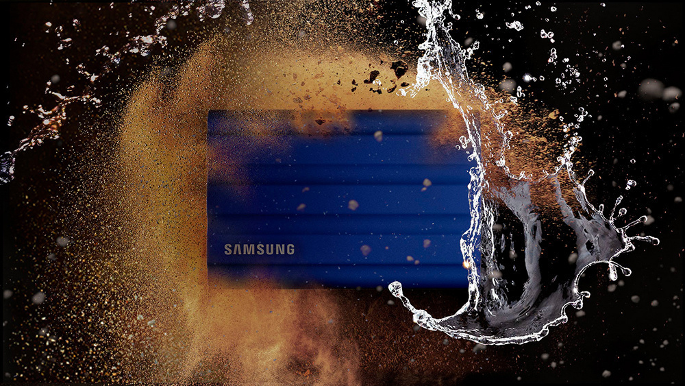 SSD Samsung 1TB USB 3.2 Gen 2 Type-C Shield T7 (MU-PE1T0S/EU)